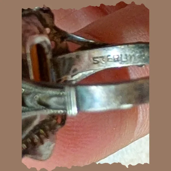 Edwardian Shell Cameo Sterling Silver Ring - Picture 4 of 6